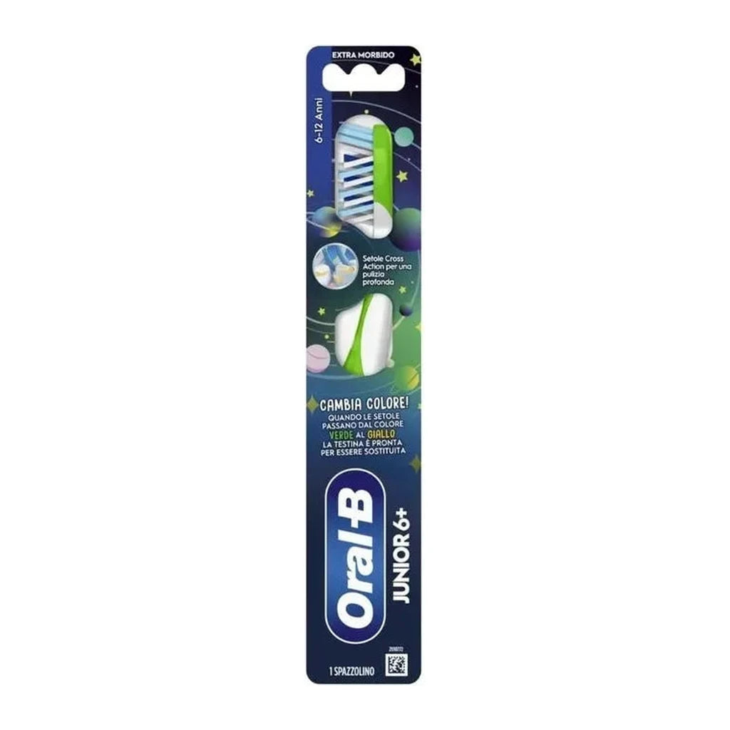 Oral-B Junior 6+ Toothbrush Extra Soft | Kids Teeth 6-12 Years | Deep Oral Clean