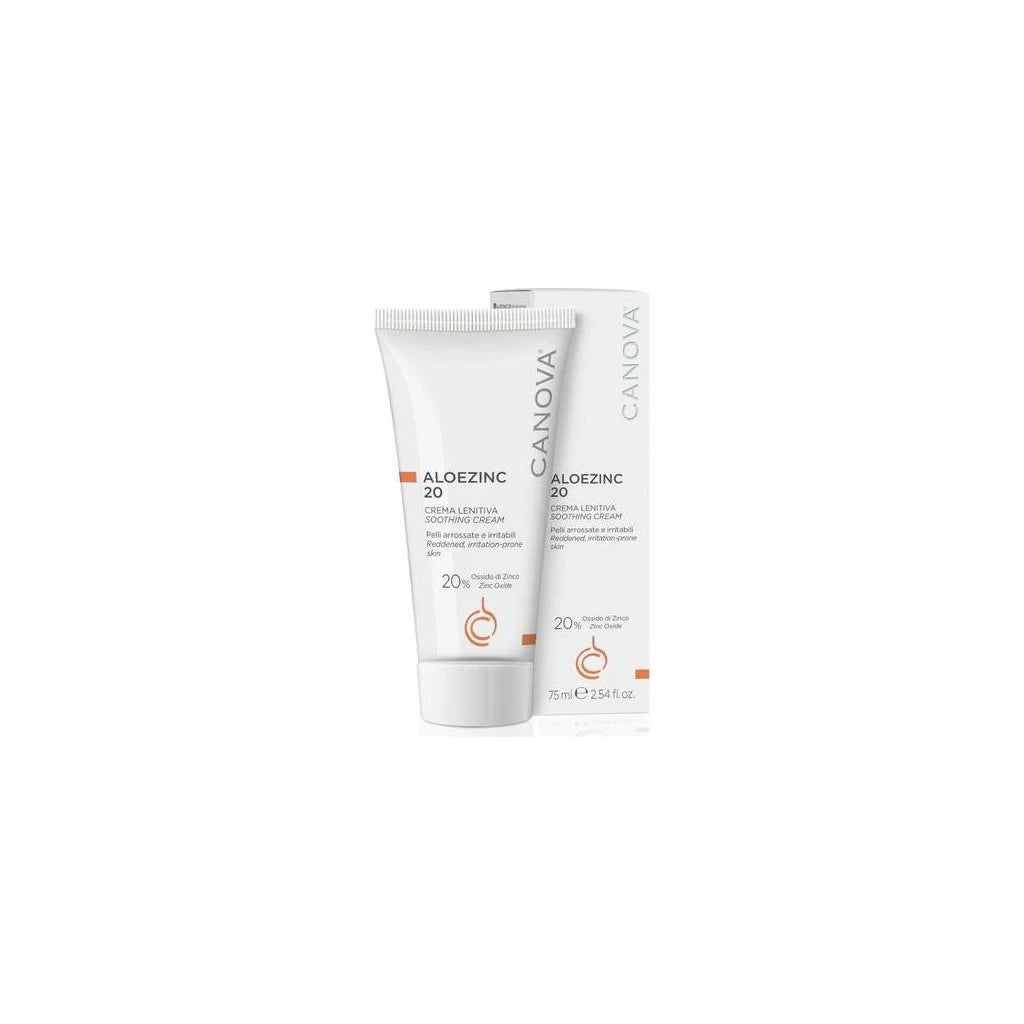 Canova Aloezinc 20 Crème Apaisante 75ml | Peaux Rougies et Irritées