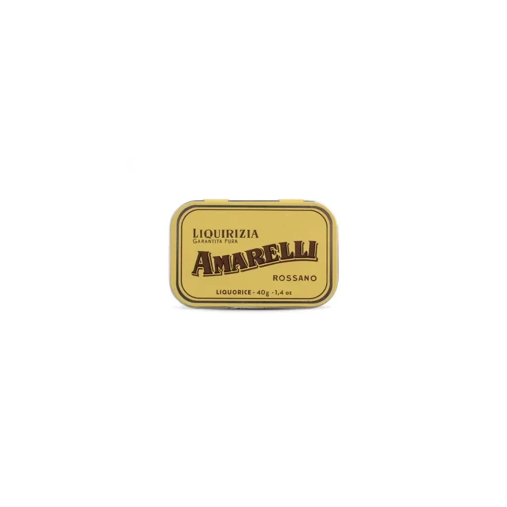 Amarelli Reines Lakritz Oro Stücke 40g - Natürlicher & Intensiver Geschmack