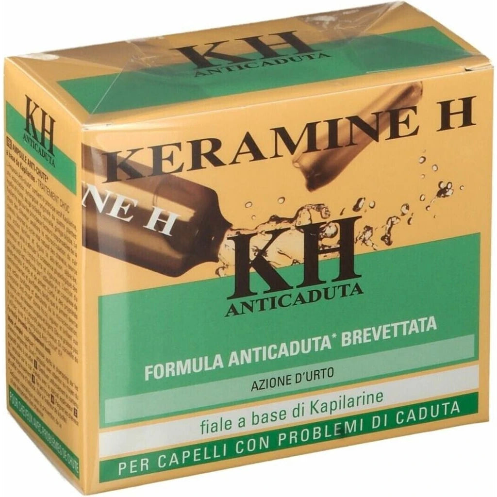 Keramine H Anti-Chute Ampoules 12x6ml - Traitement Intensif Chute des Cheveux