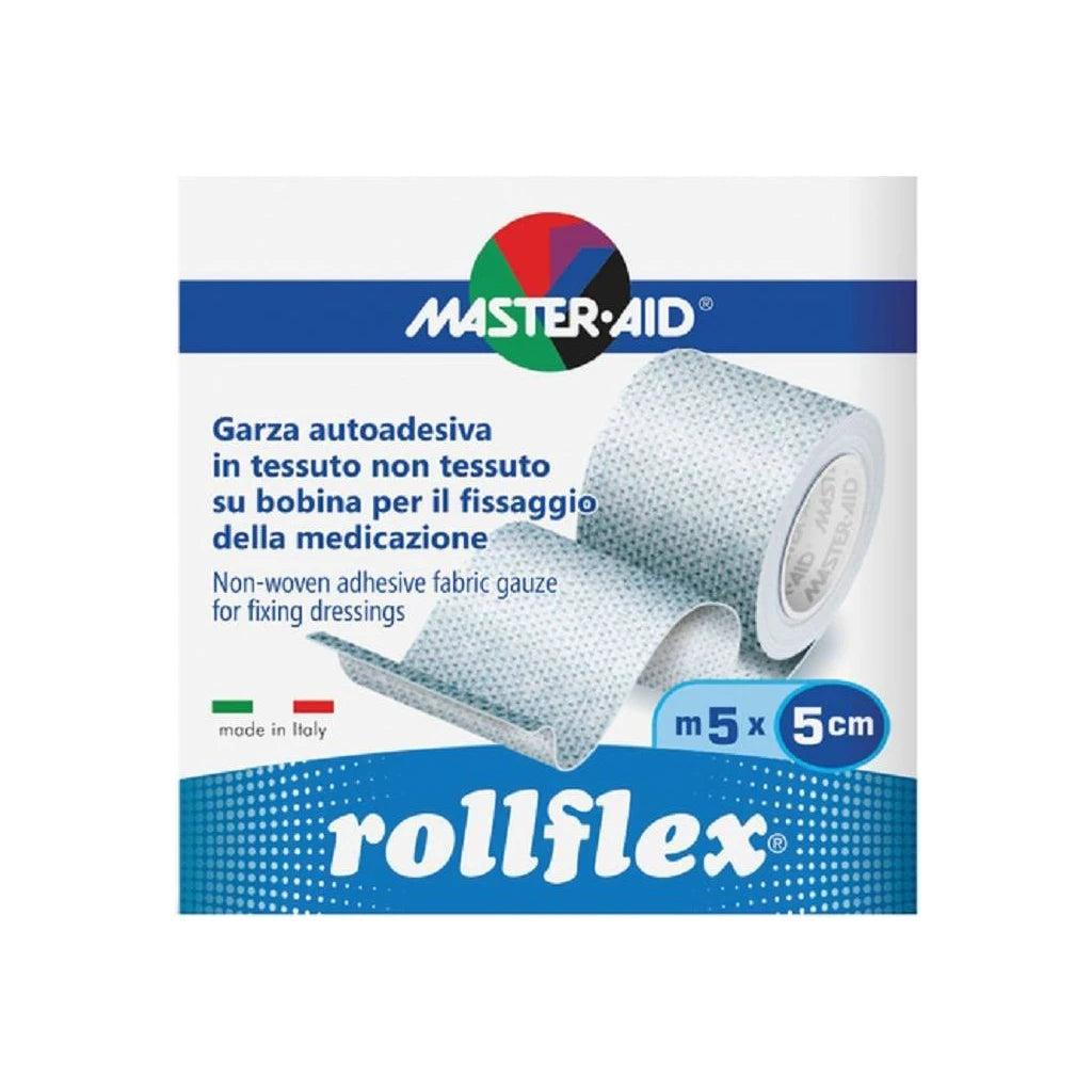 Master-Aid Rollflex Fixierpflaster Vliesstoff 5x5cm - Verbandfixierung