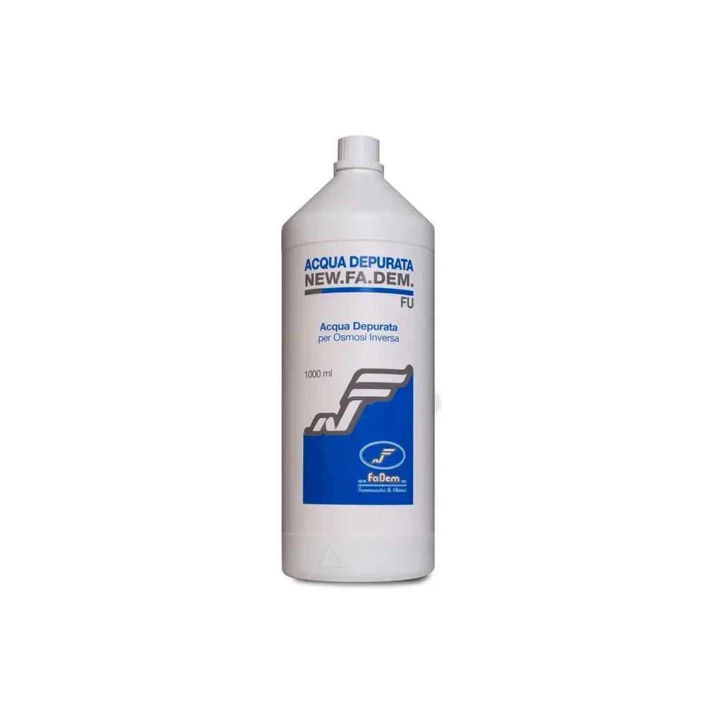 Purified Water FU 1000ml | New Fa.Dem. | Pharmaceutical Grade for Medical Use