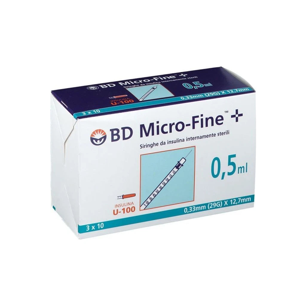 SIR INSULINA BD 0,5ML G29 30PZ