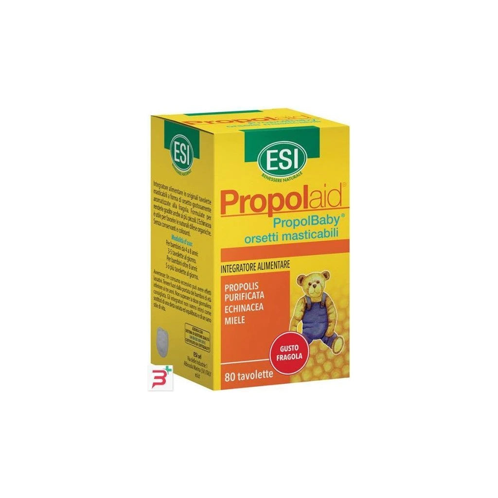 ESI PropolAid Oursons Junior - Défenses Naturelles Enfants | Propolis, Échinacée, Miel