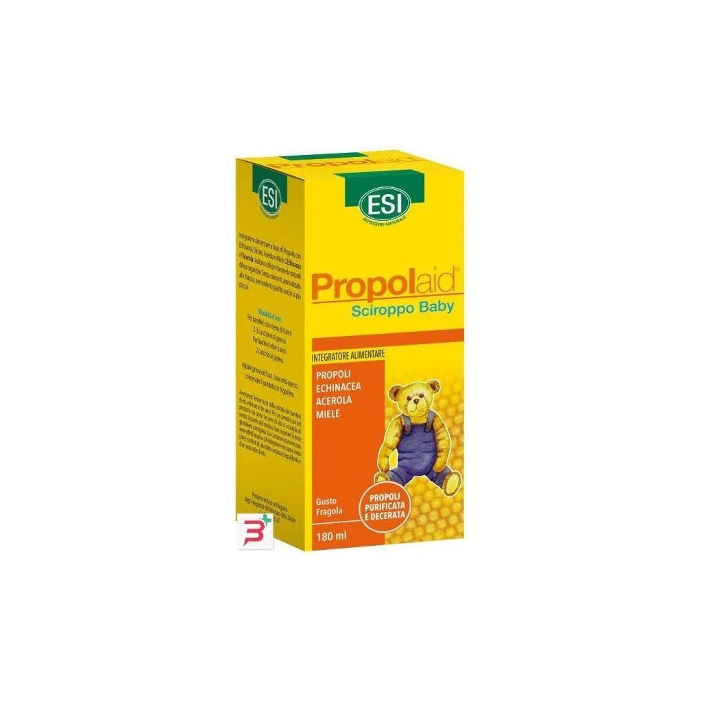 ESI PropolAid Sirop Junior | Propolis, Échinacée, Miel | Soutien Immunitaire Enfants