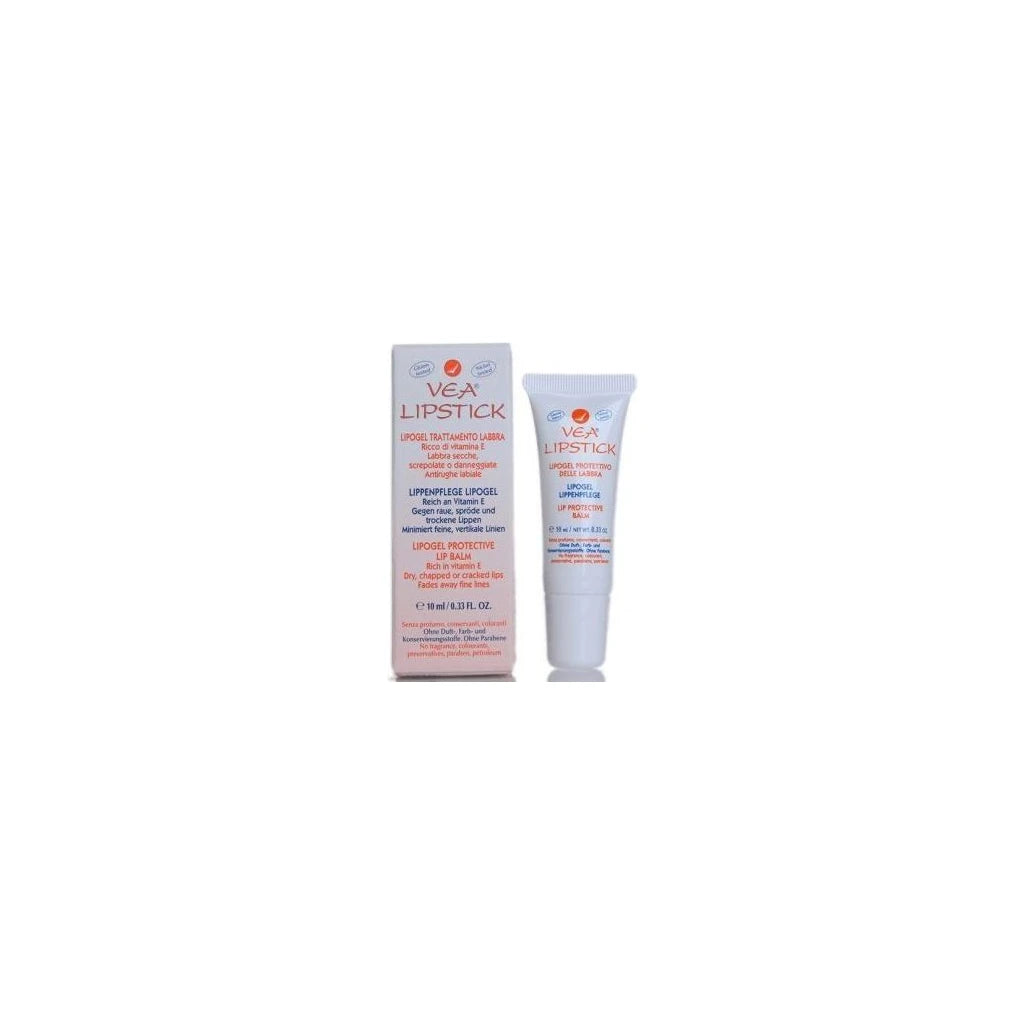 VEA LIPSTICK Lipogel 10ml - Protective Lip Balm for Dry, Chapped Lips with Vitamin E