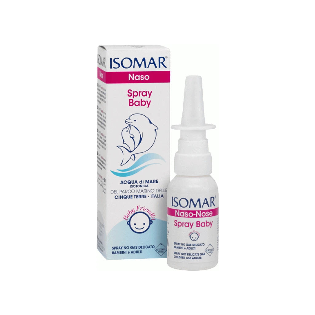 ISOMAR Baby Spray Nasal Isotonique Eau de Mer - Soin Doux pour Bébés & Adultes