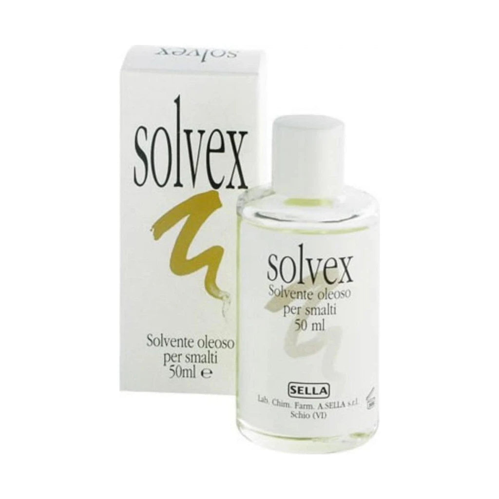Solvex Oily Nail Polish Remover 50ml | Gentle Nail Enamel Remover Sella Srl