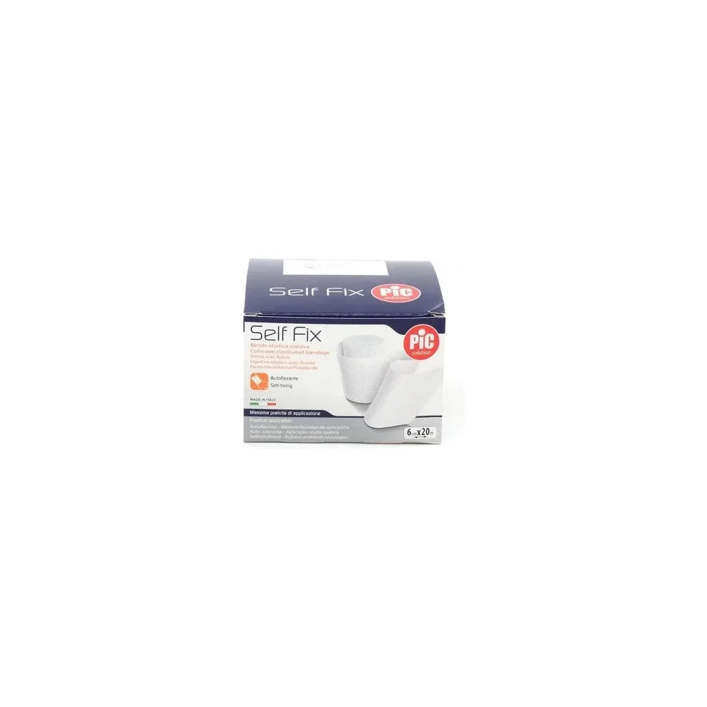 PIC Self Fix Cohesive Self-Fixing Elastic Bandage 6cm x 20m - First Aid Kit