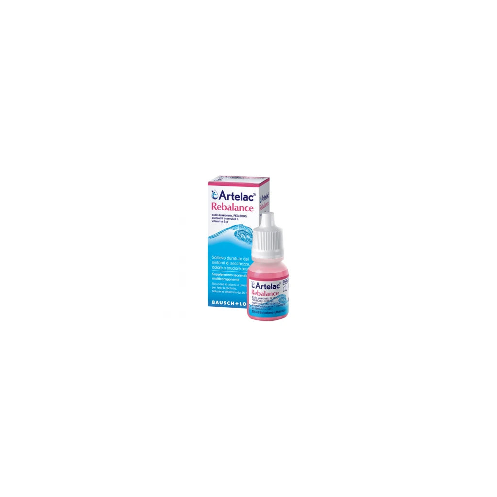 Artelac Rebalance Eye Drops - Lasting Relief for Dry, Irritated Eyes with Hyaluronic Acid