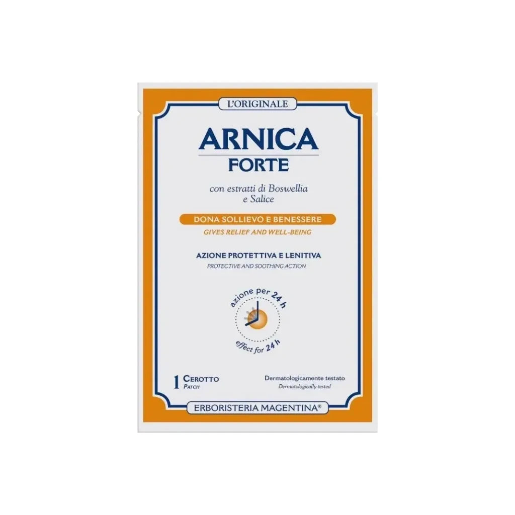 Arnica Forte Patches Erboristeria Magentina | 24H Muscle Relief