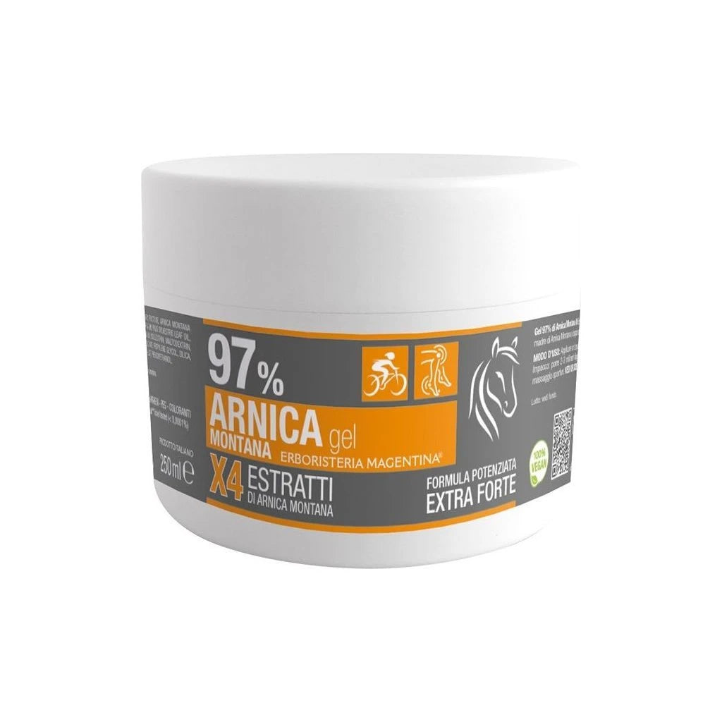 Arnica 97% Gel Extra Strong 100ml - Natural Muscle & Bruise Relief Erboristeria Magentina