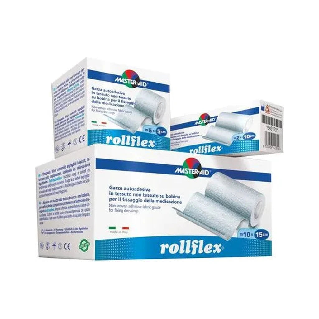 Master-Aid Rollflex: Self-Adhesive Gauze for Dressing Fixation | First Aid