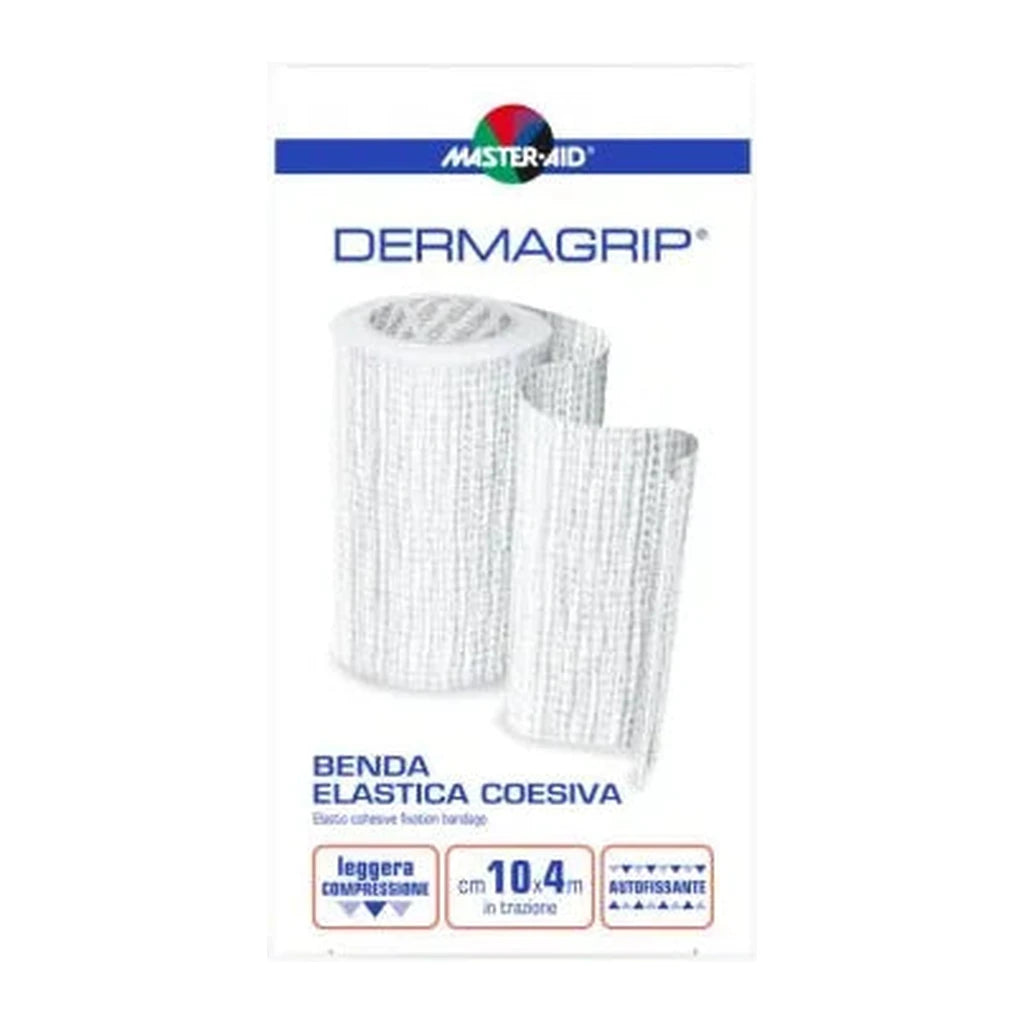 M-AID Dermagrip Elastic Cohesive Bandage 10x4m - Self-Adherent First Aid