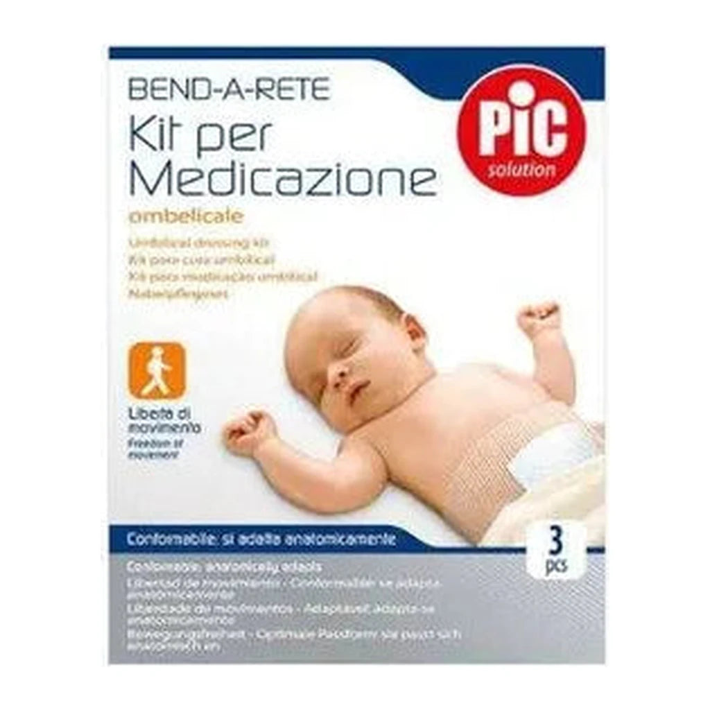 PIC Bend-a-Rete Nabelpflege-Set | Neugeborenen Nabelversorgung