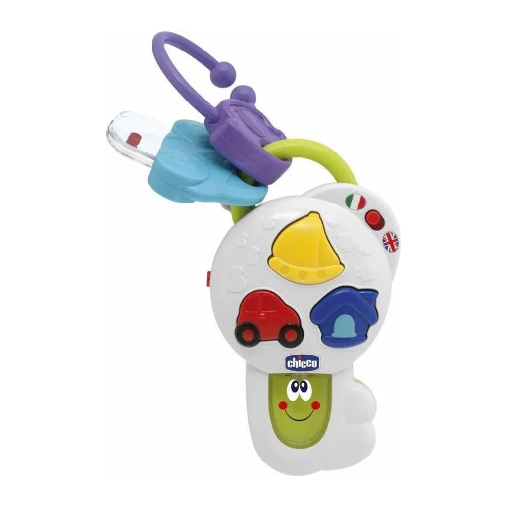 Chicco Talking Keys: Interactive Bilingual Toy for Babies & Toddlers