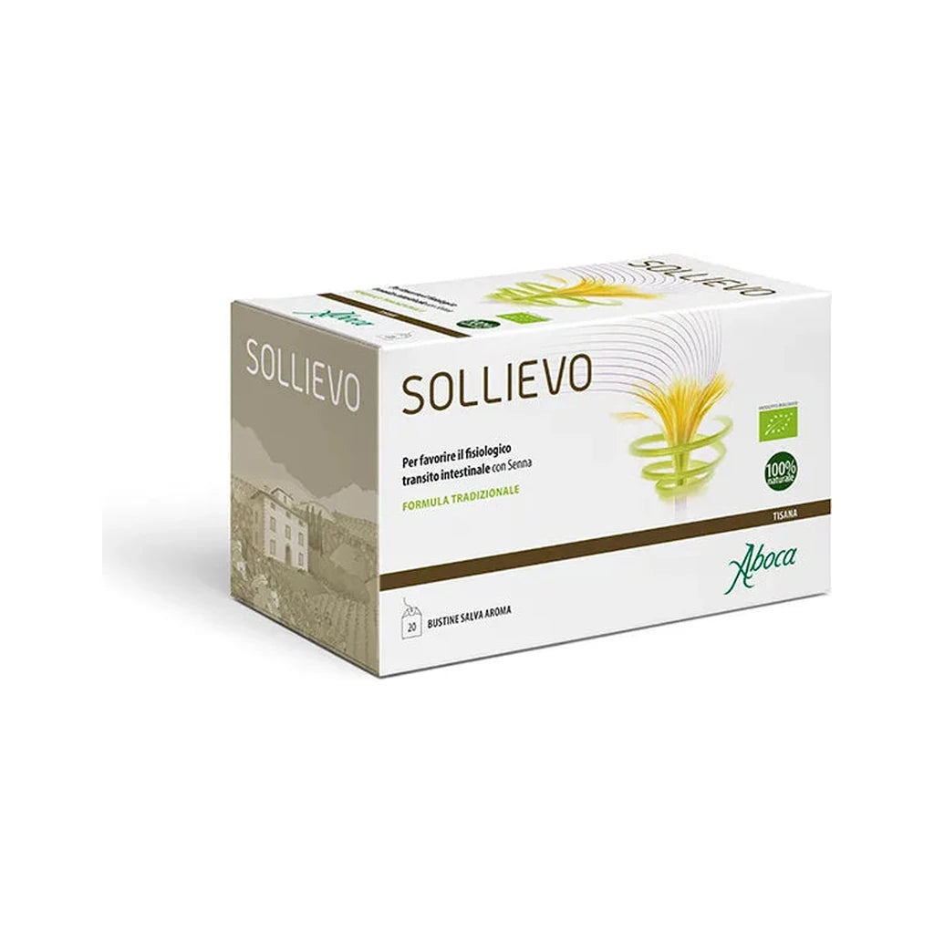 Aboca Sollievo Organic Herbal Tea: Intestinal Transit with Senna - 20 Filters
