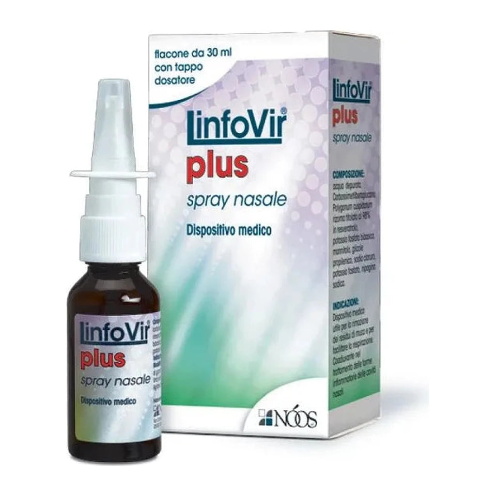 Linfovir Plus Nasal Spray 30ml - Clears Nose, Aids Breathing & Inflammation