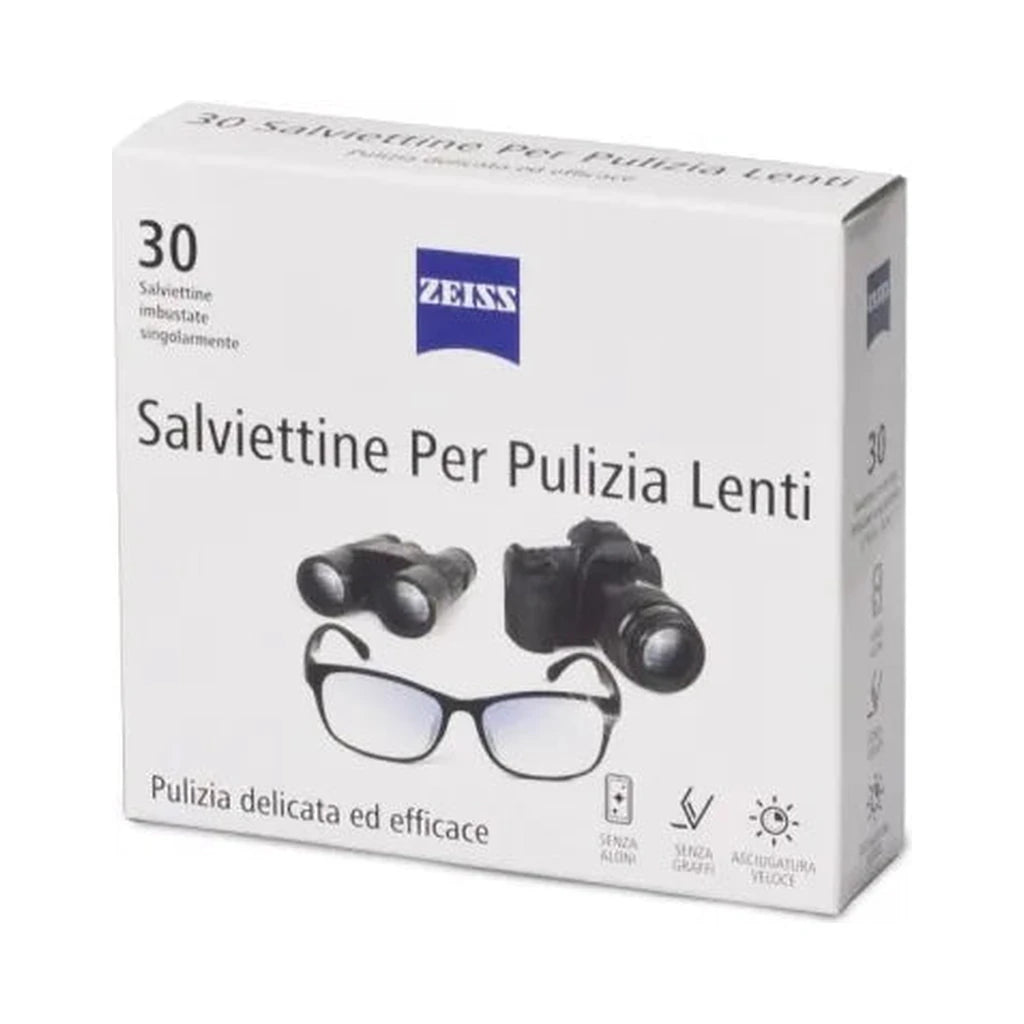 Toallitas ZEISS Limpiadoras de Lentes 30uds - Óptica Perfecta