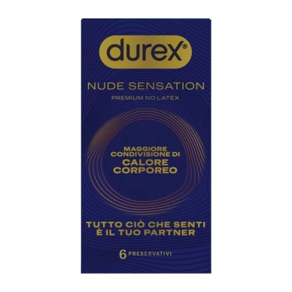 Durex Nude Sensation Latexfreie Kondome 6er Pack | Maximales Hautgefühl