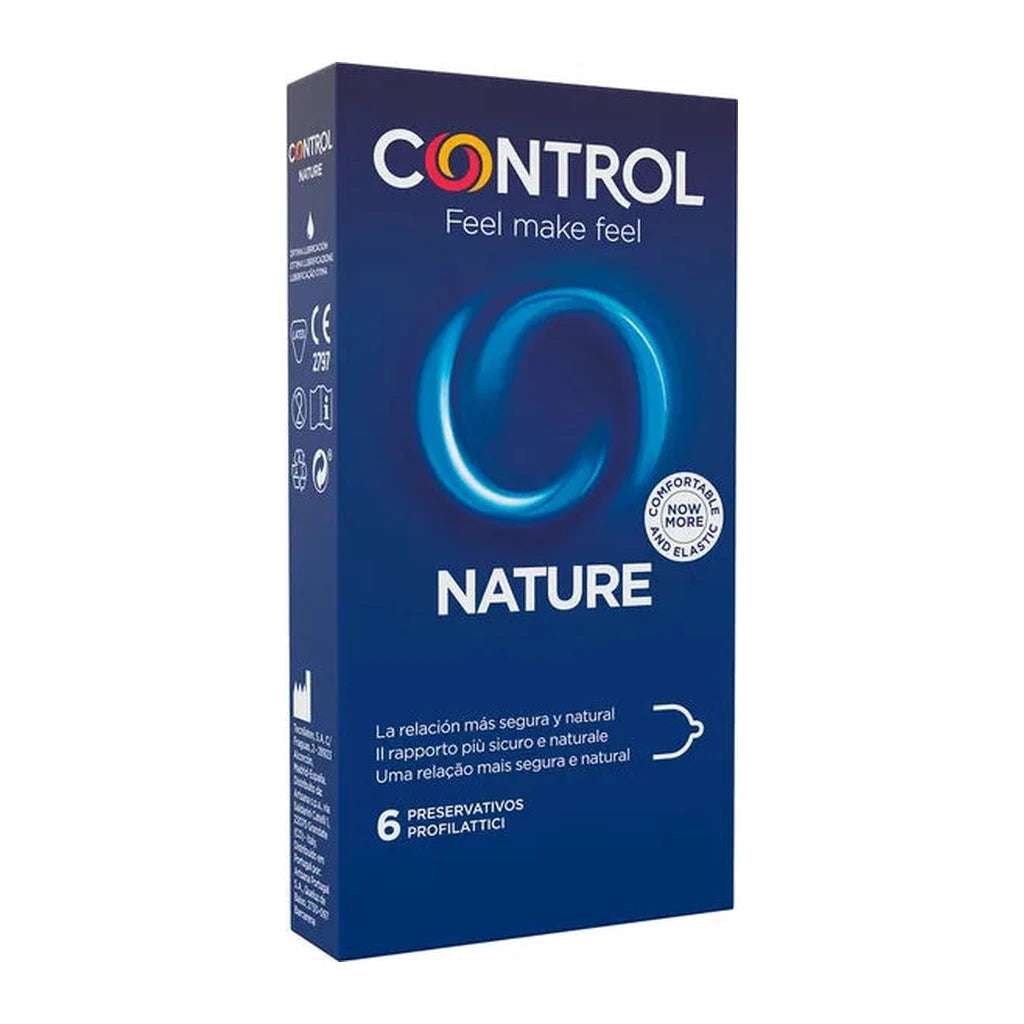 Control Nature 2.0 Condoms | Ultra Soft & Natural Feel 6 Pack