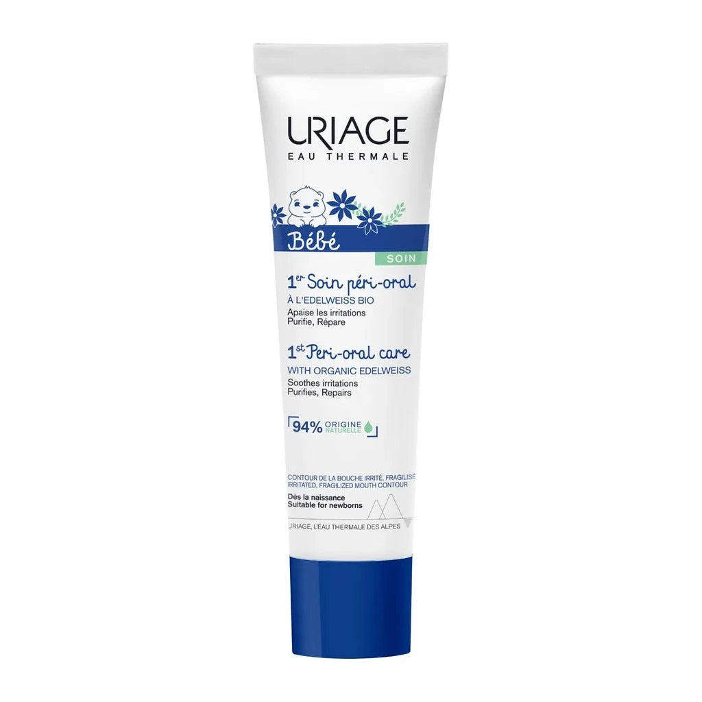 Uriage Bébé 1st Peri-Oral Care 30ml | Organic Edelweiss Soothing Treatment