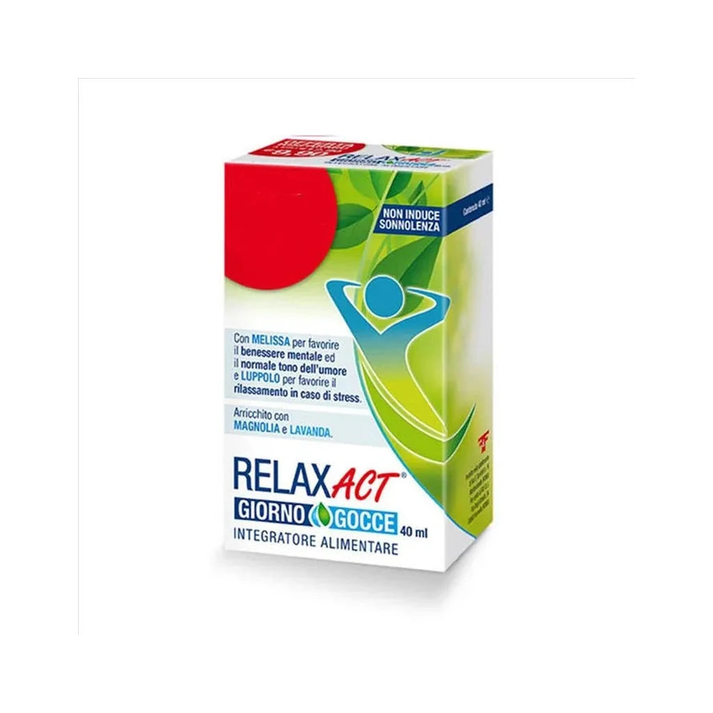 RELAX ACT DAY DROPS 40ML - Relaxation & Mental Well-being | F&F Srl