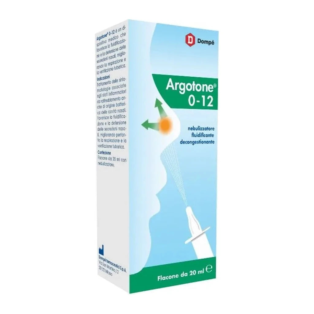 Argotone 0-12 Nasal Spray for Children - Decongestant Fluidifier | Dompé