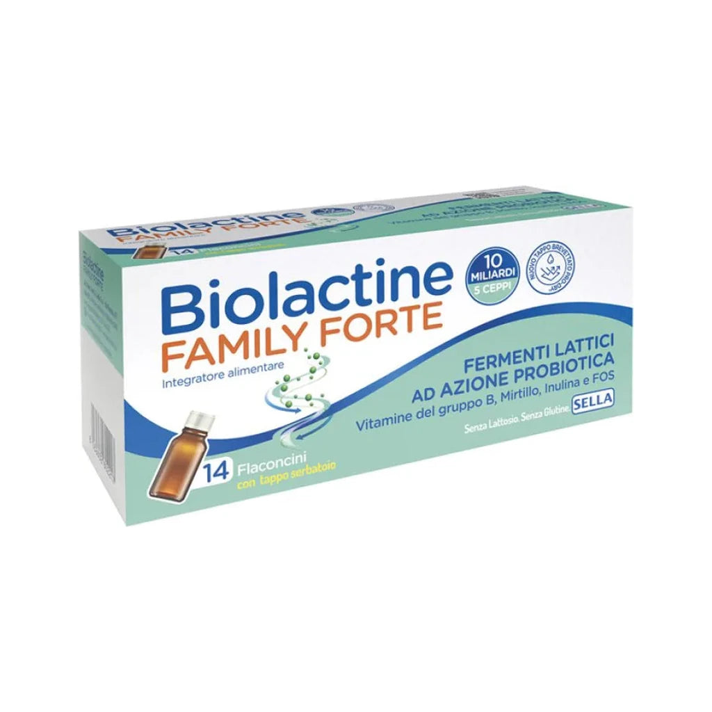 Biolactine Family Forte: Probióticos, Prebióticos y Vitaminas B para el Bienestar Familiar