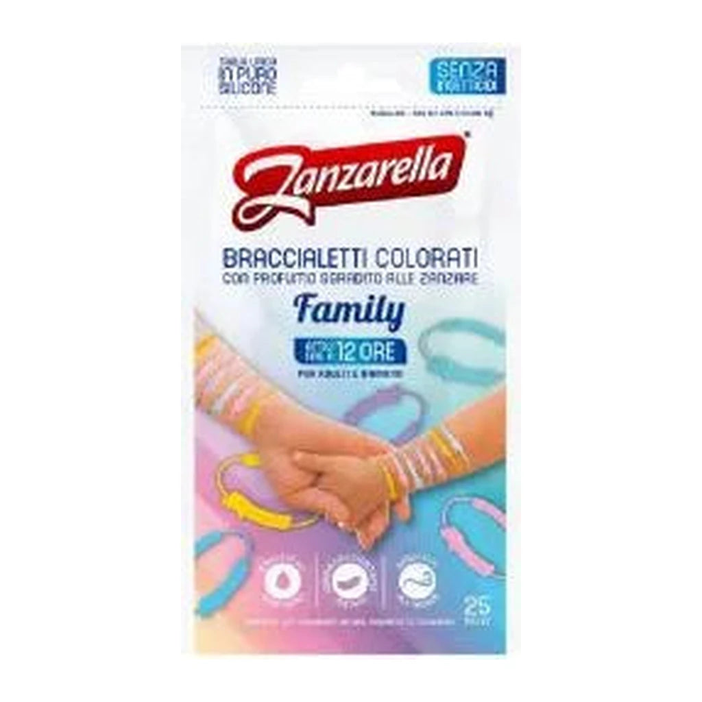Zanzarella Family Mosquito Repellent Bracelets - Up to 12 Hours Protection
