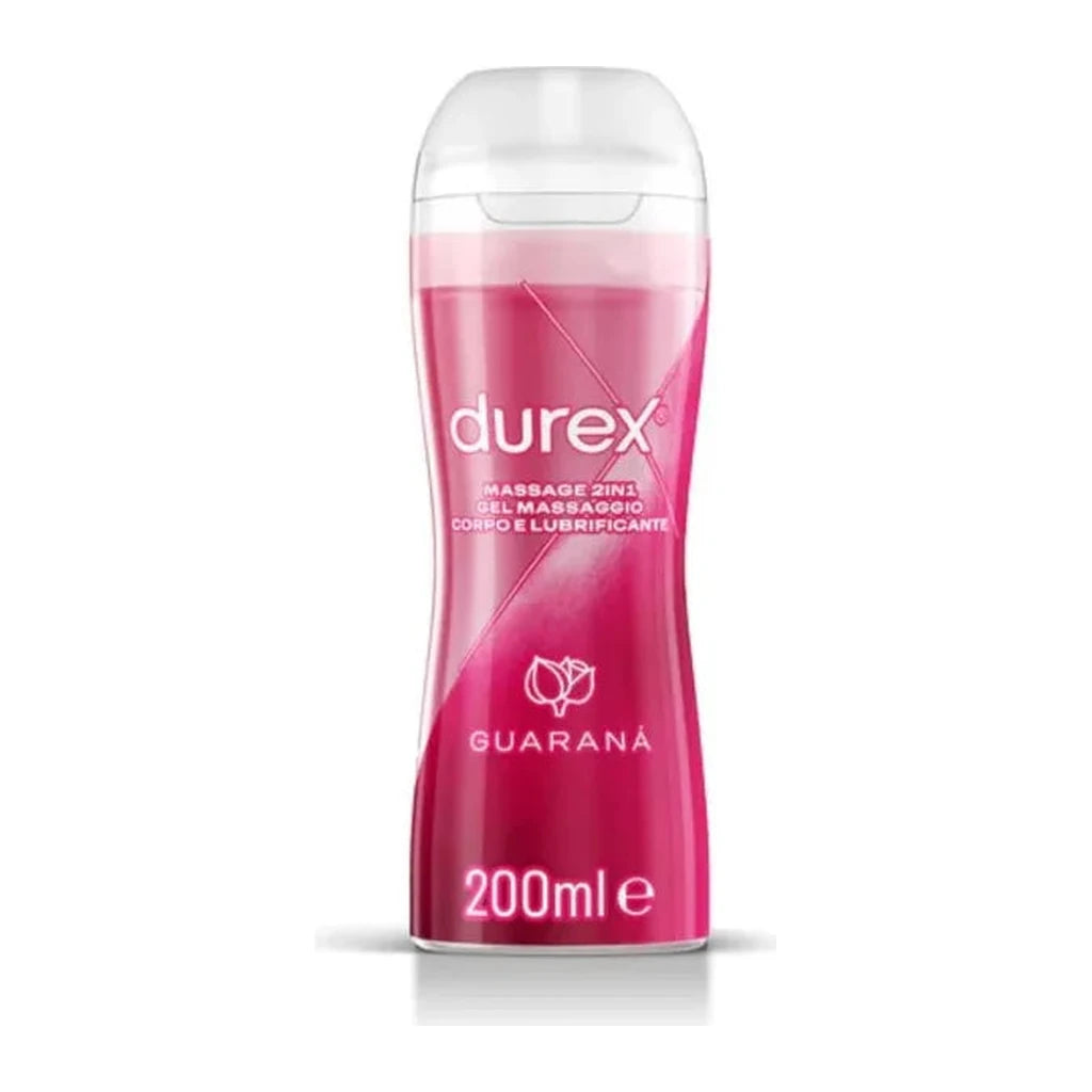Durex Massage 2in1 Gel mit Guarana 200ml - Feuchtigkeitsspendend & Stimulierend
