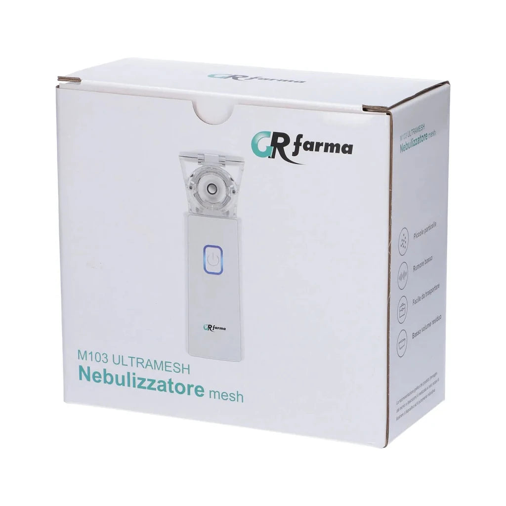 M103 Ultramesh Nebulizer GR Farma - Silent & Portable for Respiratory Care