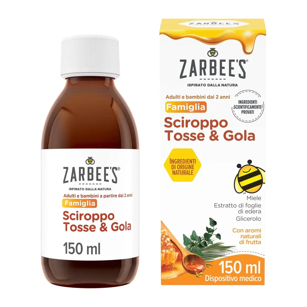 Zarbee's Cough & Sore Throat Syrup 150ml - Natural Family Relief