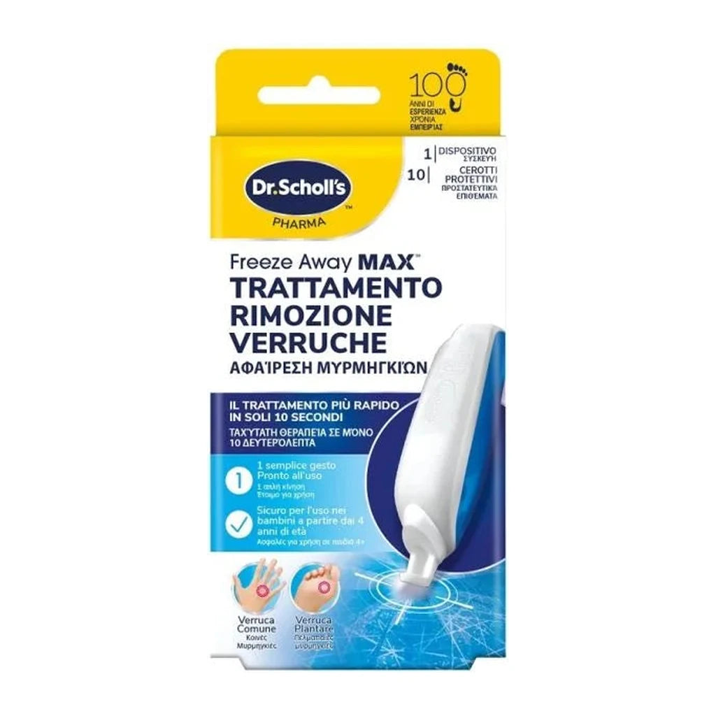 Dr. Scholl's Freeze Away MAX: Fast Wart Remover for Common & Plantar Warts