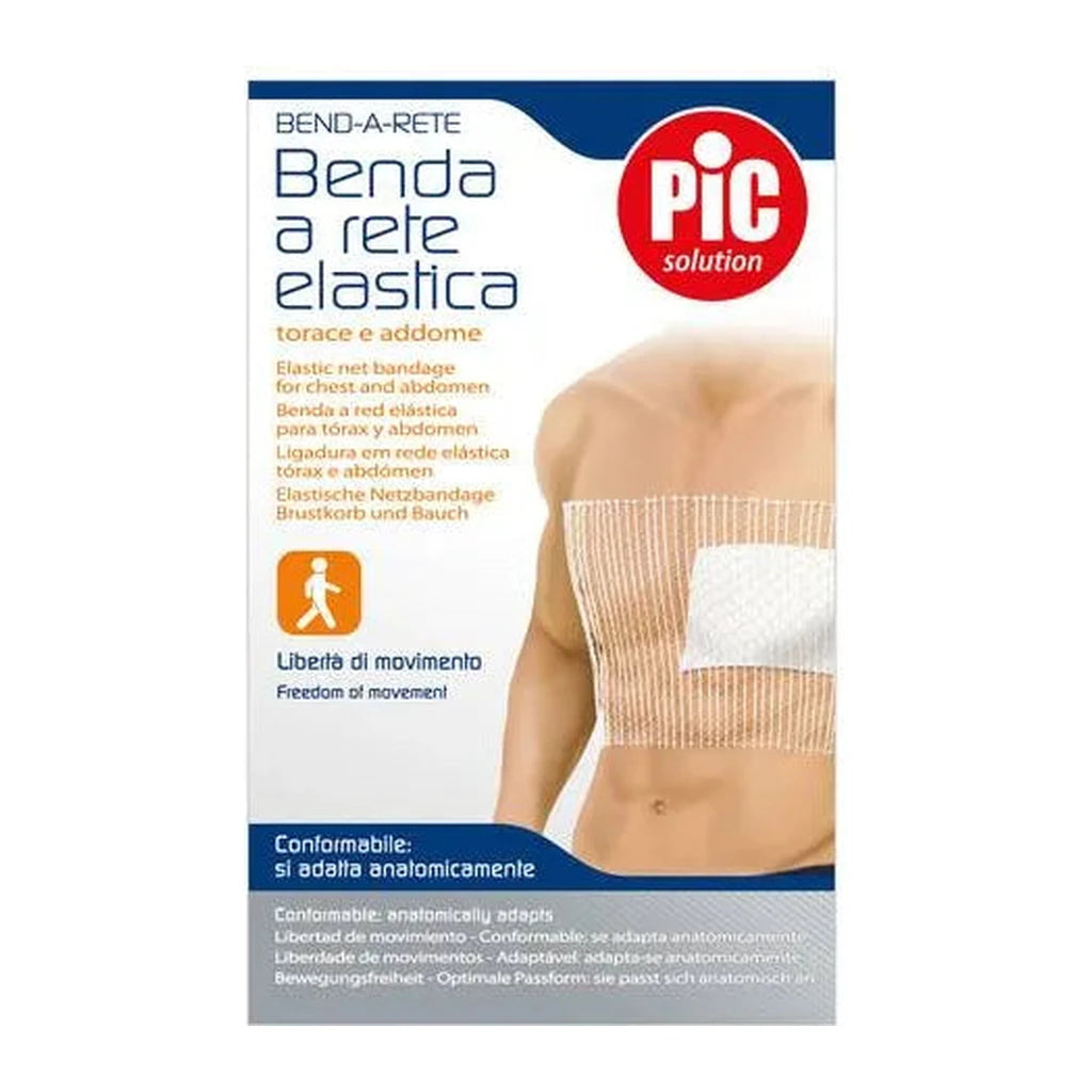 PIC Elastischer Netzverband - Brustkorb & Bauch - Sichere Verbandfixierung