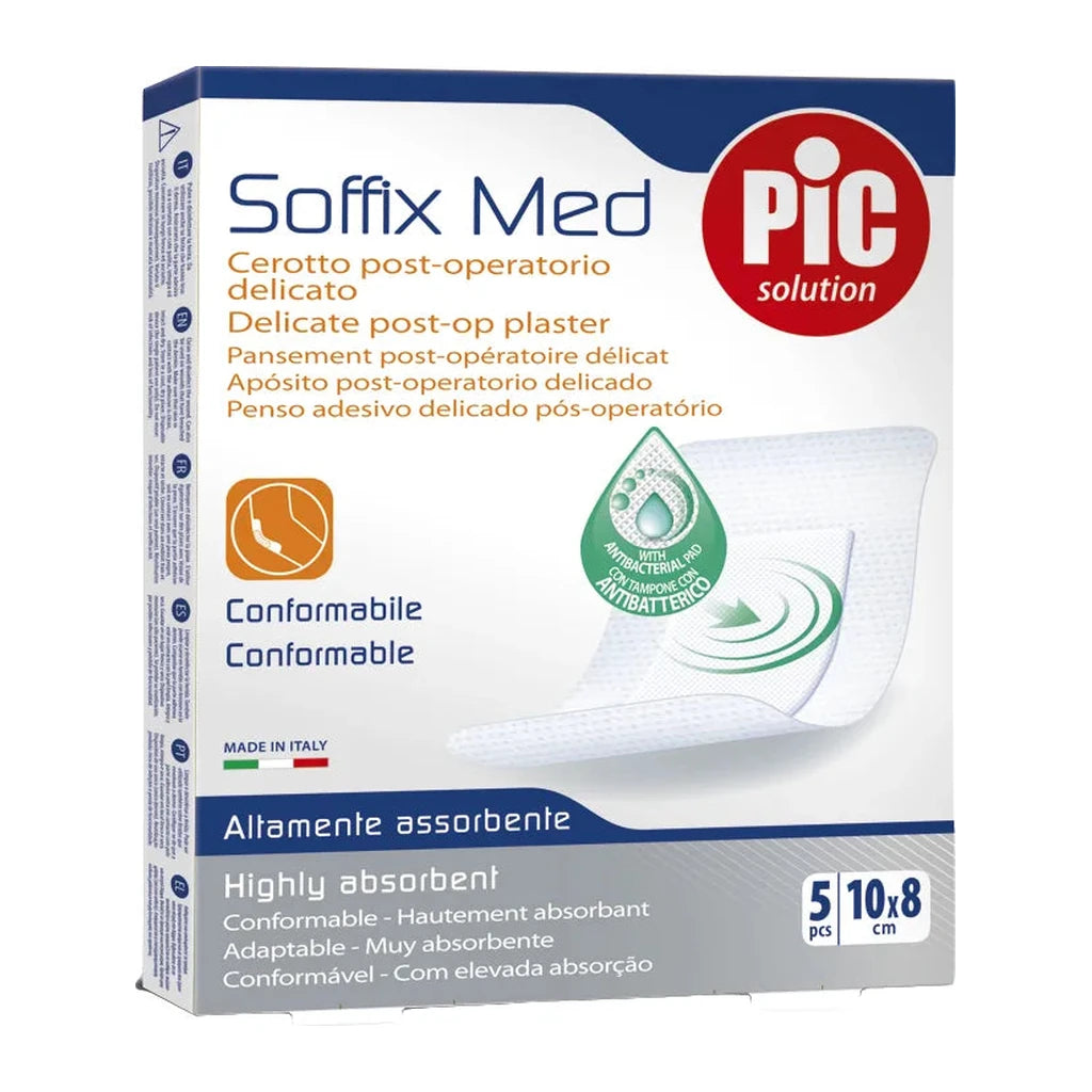 Apósito Post-Operatorio Delicado Soffix Med | Antibacteriano PIC solution