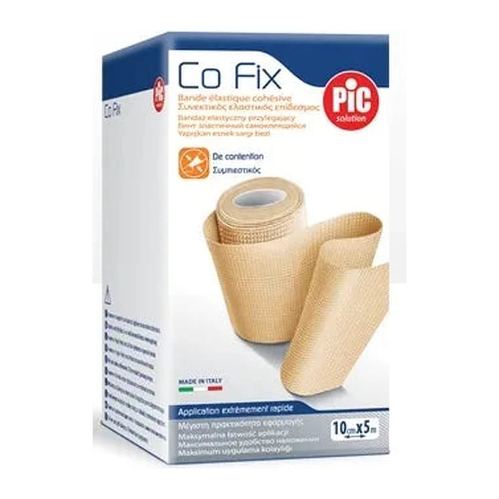 Venda Elástica Cohesiva Pic Co Fix 8cmx5m | Soporte Flexible