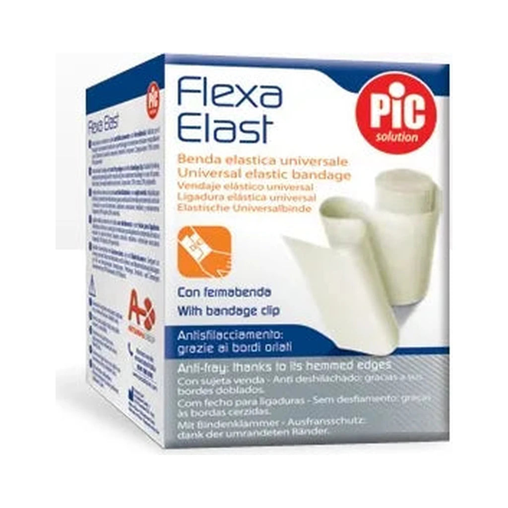 Flexa Elast Universal Elastic Bandage PIC - 5cm x 4.5m with Clip
