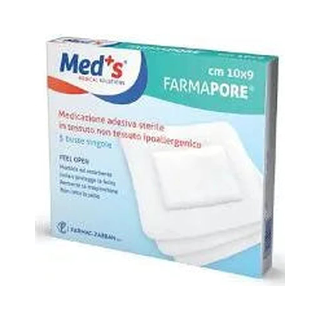 Med+s Farmapore 6x9cm Steriles Hypoallergenes Heftpflaster | FARMAC-ZABBAN