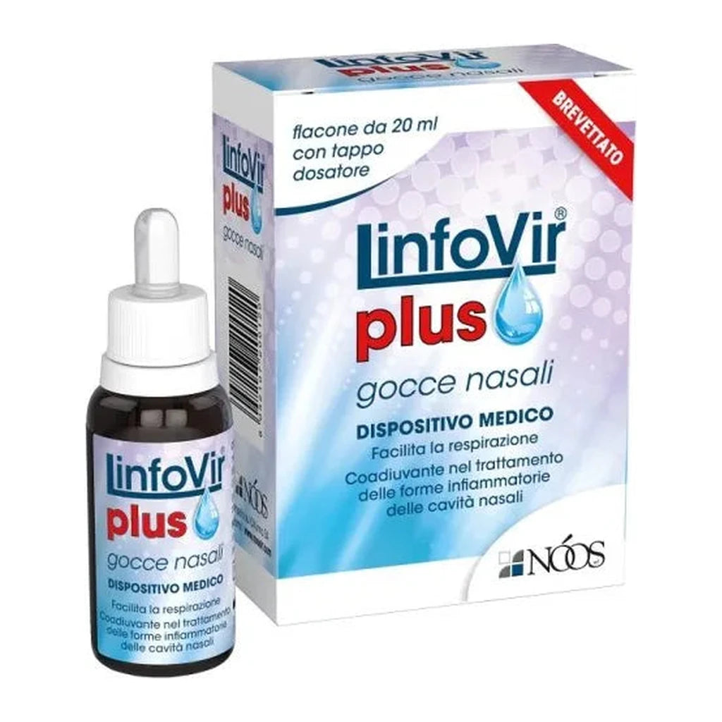 LinfoVir Plus Nasal Drops - Rapid Relief for Nasal Congestion & Inflammation