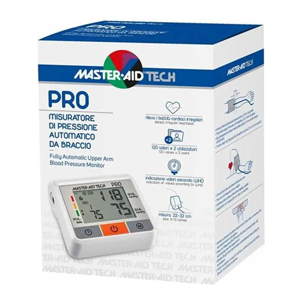 Automatic Upper Arm Blood Pressure Monitor | Master-Aid Tech PRO CardioAFIB+