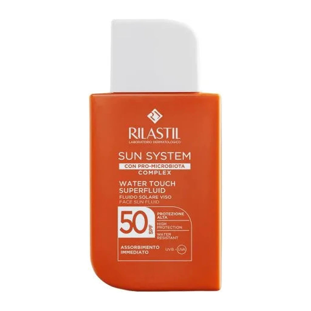 Rilastil Sun SPF50 Water Touch Superfluid Face | High Protection Sunscreen