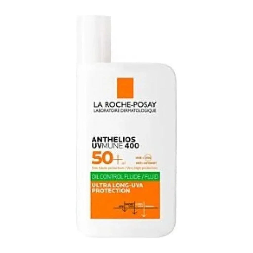 La Roche-Posay Anthelios UVMune 400 Oil Control Fluid SPF50+ | Ultra Long-UVA Face Sunscreen