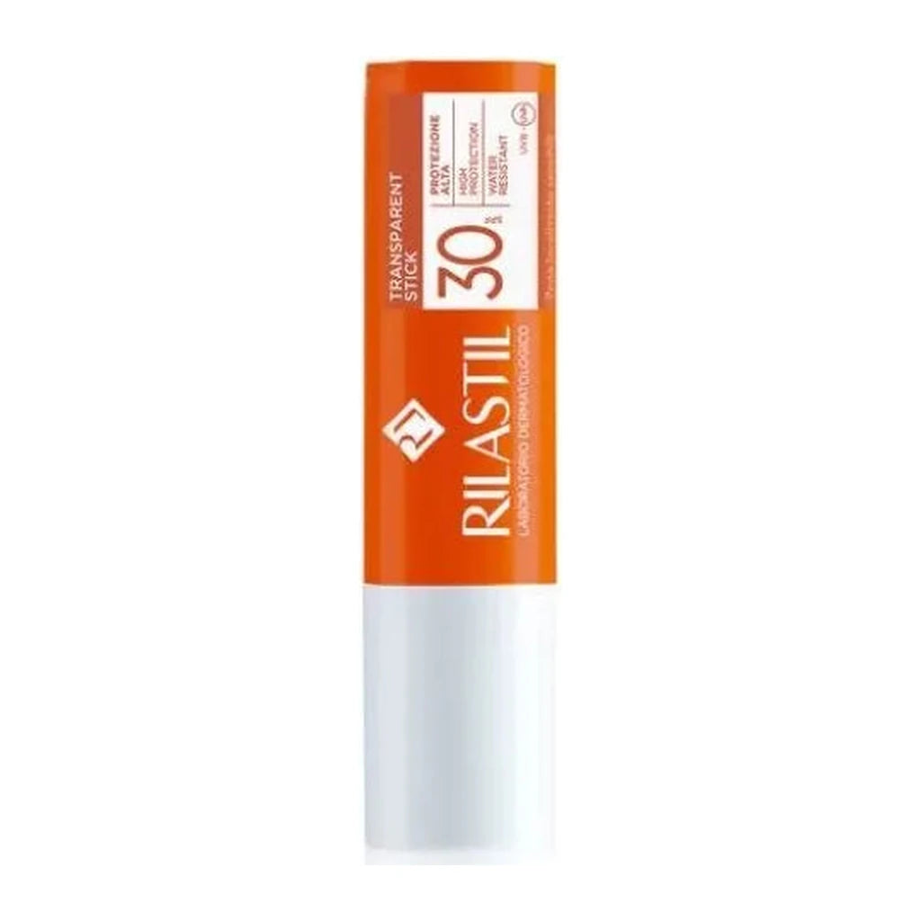 Rilastil Sun SPF 30 Transparent Stick | High Protection Sunscreen | Face & Sensitive Areas
