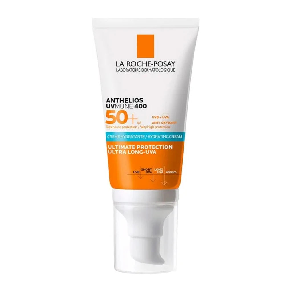 La Roche-Posay Anthelios UVMune 400 SPF 50+ Hydrating Sun Cream for Face