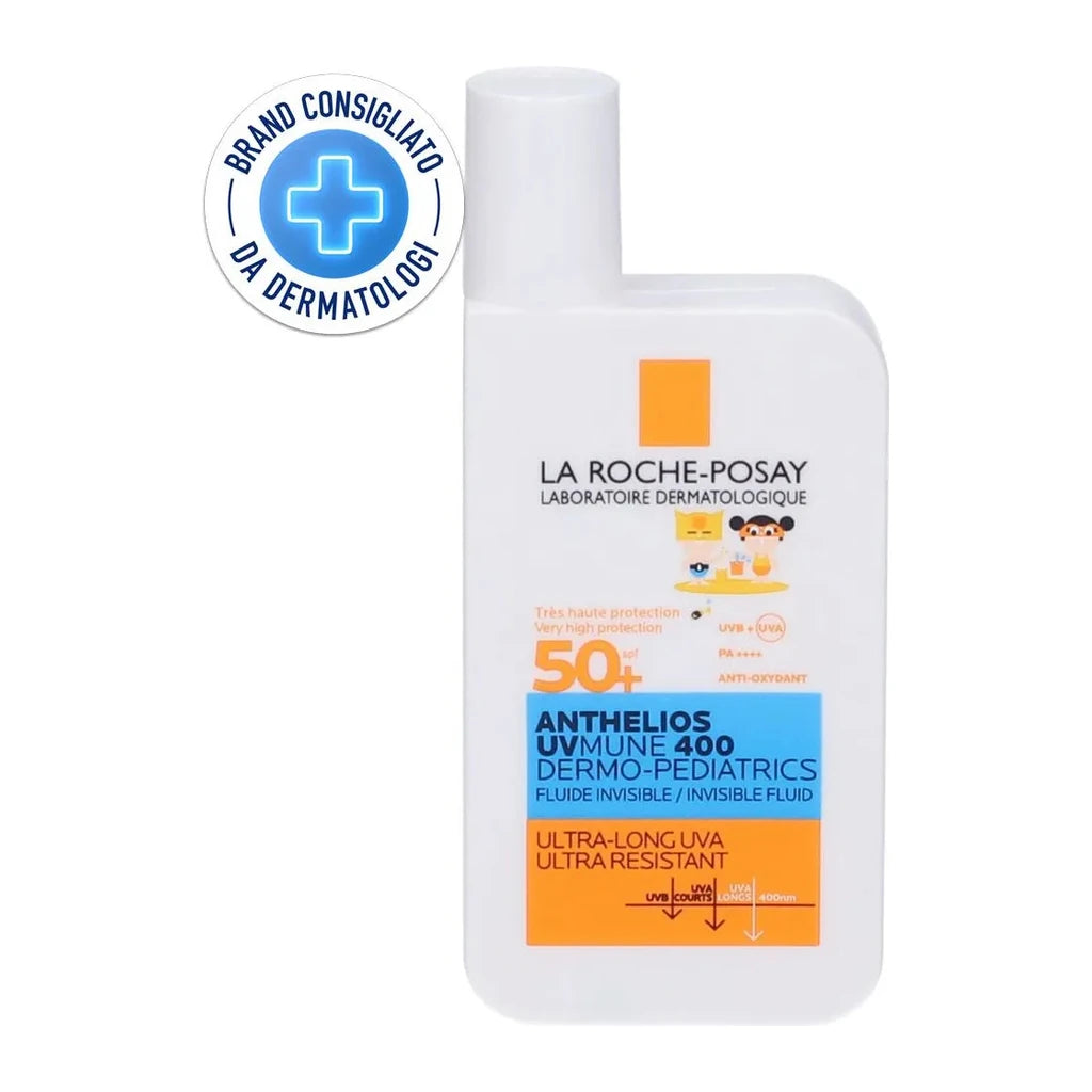 Anthelios UVMune 400 Dermo-Pediatrics Invisible Fluid SPF50+ | Ultra-Long UVA Sunscreen