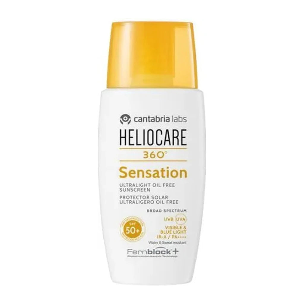 Heliocare 360 Sensation SPF 50+ - Ultralight Oil-Free Broad Spectrum Sunscreen
