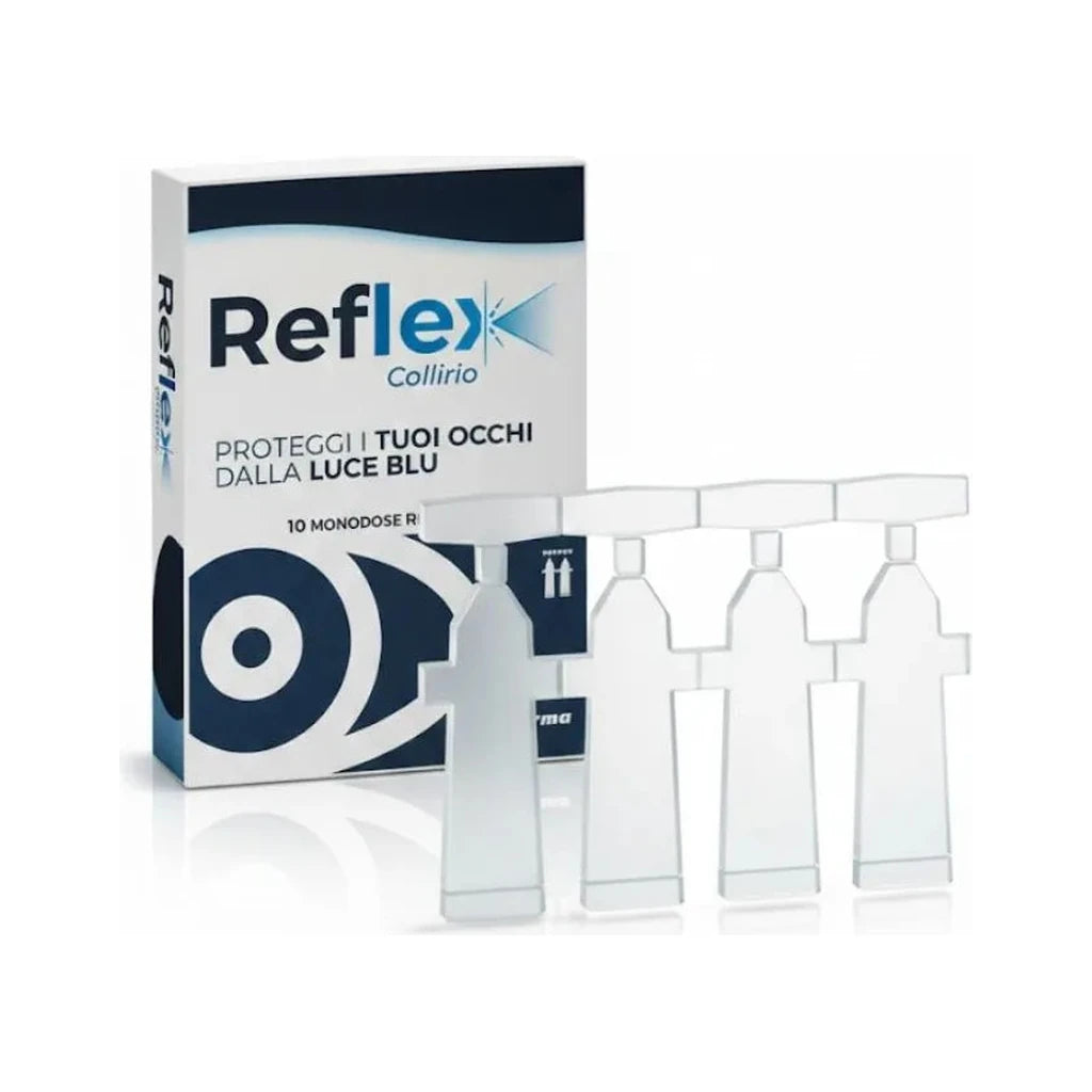 Reflex Single-Dose Eye Drops - Blue Light Protection - 10 Vials GR FARMA