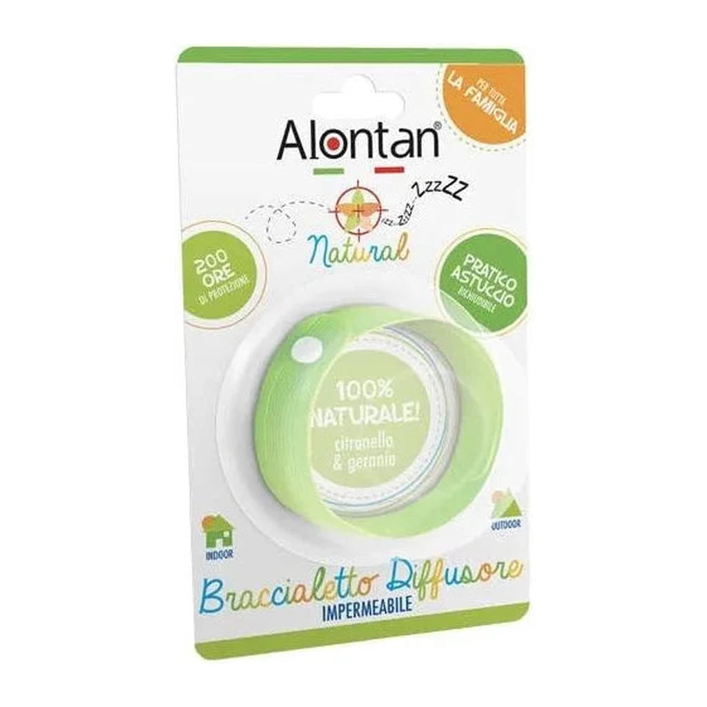 Alontan Natural Mosquito Repellent Bracelet - 200h Waterproof Protection
