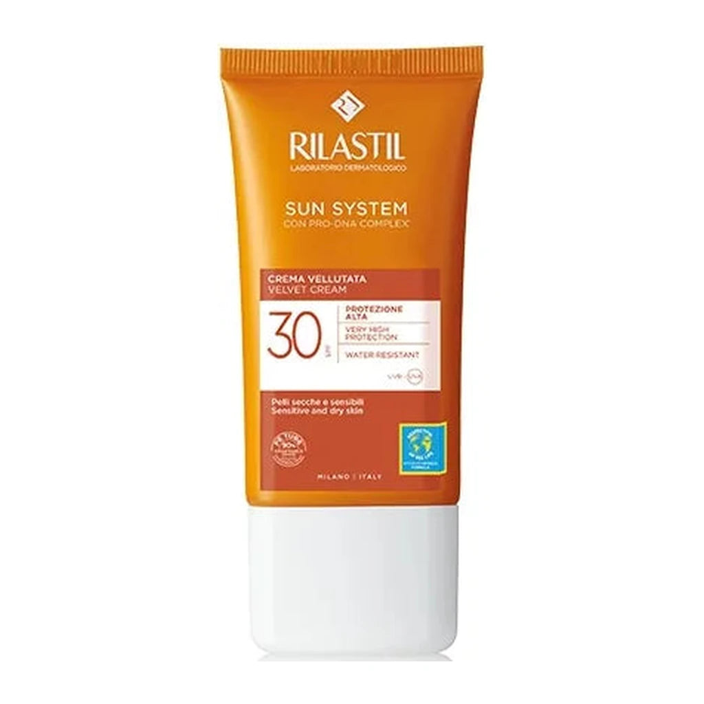 Rilastil Sun System Velvet Cream SPF 30 High Protection | Sensitive & Dry Skin